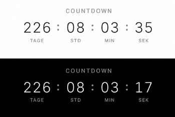 Countdown Widget