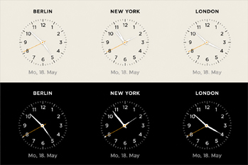 Weltzeituhr Widget